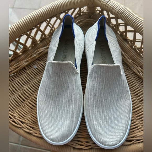 Rothy’s The Original Slip On Sneaker in Sand - Picture 2 of 6